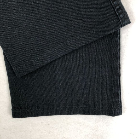 Lawman Women's Size 5/6 Superior Fit World Class Denim Relaxed Black Jeans - Picture 3 of 13